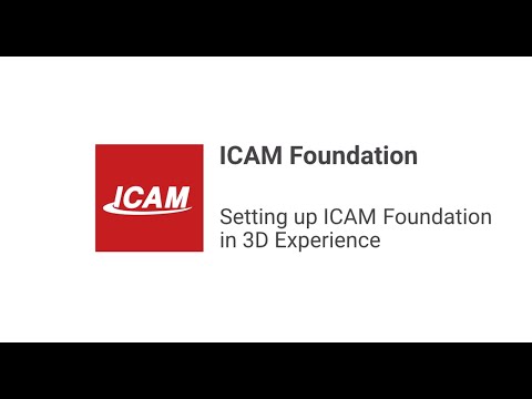 Setting up ICAM Foundation in 3D Experience