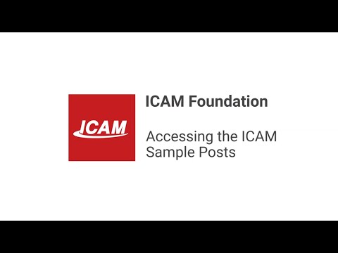 Accessing the ICAM Sample Files